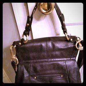 B Makowsky Leather Handbag